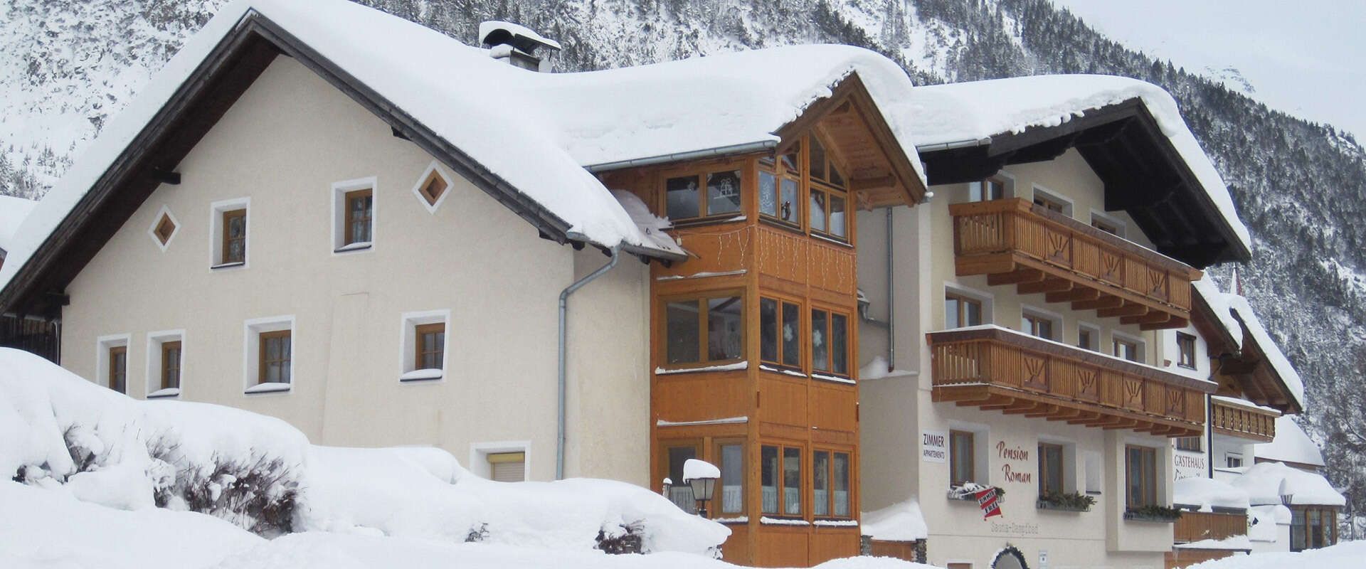 Winterurlaub in der Pension Roman am Arlberg in Tirol