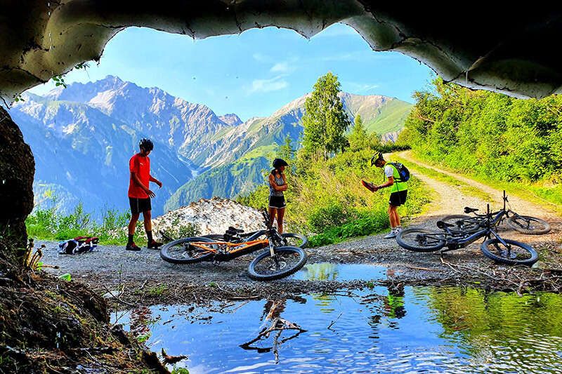 Mountain biking in Pettneu am Arlberg