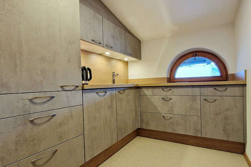 Küchenzeile in der Ferienwohnung Eisenspitze in St Anton am Arlberg