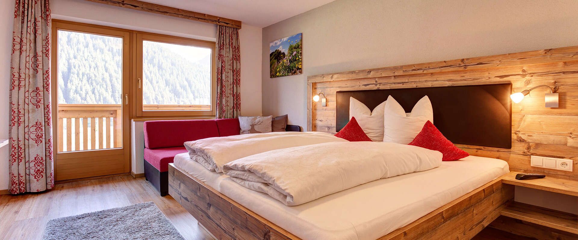 Rooms in the Pension Roman in St Anton am Arlberg